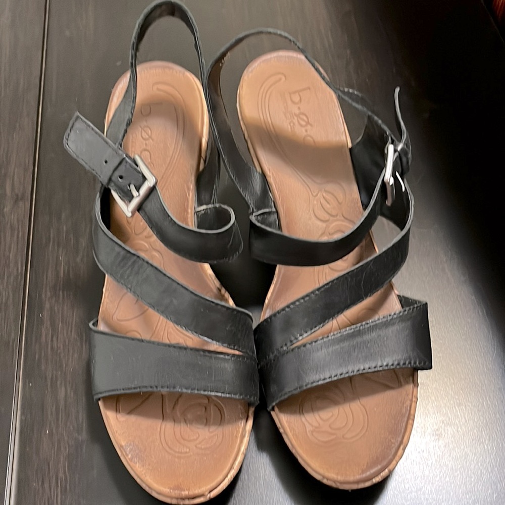 B.O.C platform wedge sandals